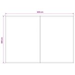 vidaXL Toile de rechange pour auvent Anthracite 600 × 300 cm Polyester
