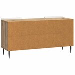vidaXL Meuble TV 102 x 34 5 x 52 cm Chêne artisanal Bois d'ingénierie