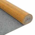 vidaXL Cloison de séparation naturel largeur 600 cm hauteur 165 cm bambou