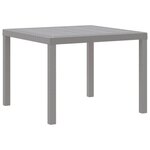 vidaXL Ensemble de salle à manger pour jardin 3 Pièces Gris clair