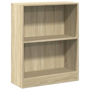 vidaXL Bibliothèque Chêne sonoma 60x24x76 cm Bois d'ingénierie