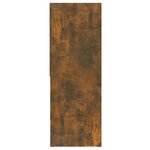 vidaXL Bibliothèque Chêne fumé 67x24x161 cm Bois d'ingénierie