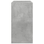 vidaXL Armoire d'évier gris béton 63x29x55 cm bois d'ingénierie