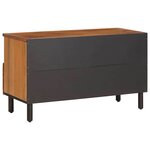 vidaXL Meuble TV avec tiroir Finition Acacia Brun 80 x 33 x 46 cm