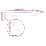 vidaXL Auvent rétractable automatique marron 500x300 cm