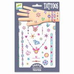 Djeco DJ09587 - Tatouages temporaires Les bijoux de Jenni