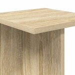 vidaXL Support de Plante 2 pièces Chêne Sonoma 25 x 25 5 x 40 5 cm