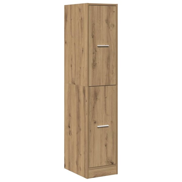 vidaXL Armoire d'apothicaire chêne artisanal bois d'ingénierie