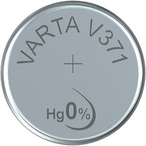 Blister 1 Pile Oxyde Argent Montres V371 (SR69) SR920SW 1 55 Volt x 2 VARTA