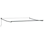 vidaXL Auvent rétractable électrique orange et marron 350 x 250 cm