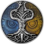 Pièce de monnaie en Argent 5 Dollars g 62.2 (2 oz) Millésime 2024 MYSTERY TREE