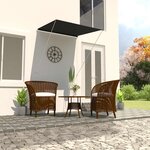 vidaXL Auvent rétractable 100x150 cm Anthracite