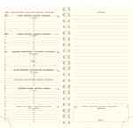 Semainier poche Espace 16S spirale Cassandra répertoire 160x90 mm Coloris Aléatoire EXACOMPTA