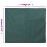 vidaXL Housse de protection pour plantes avec fermeture éclair 70 g/m²