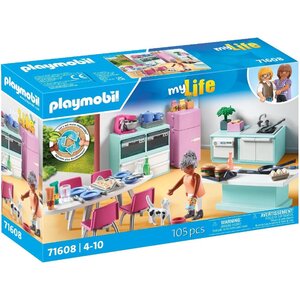 PLAYMOBIL 71608 - My Life Cuisine avec ilôt central