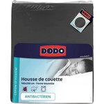 Housse de couette - 140 x 200 cm - Coton - Antibactérien