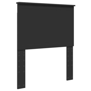 vidaXL Tête de lit avec tête de lit Chêne noir 80 cm Bois d'ingénierie