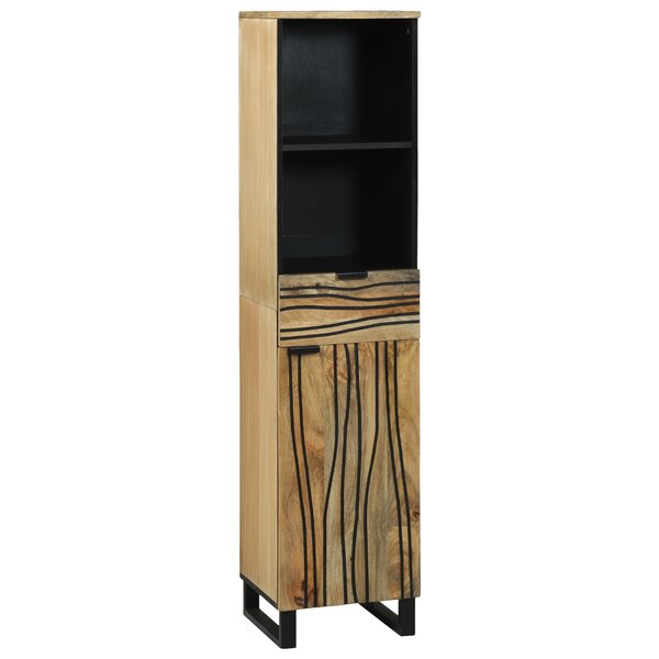 vidaXL Buffet de salle de bain 38x33 5x160 cm en bois de mangue massif