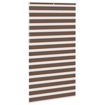 vidaXL Store zèbre marron 135x230cm largeur du tissu 130 9cm polyester