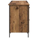 vidaXL Bureau d'ordinateur avec tiroir Bois Ancien 131 x 48 x 75 cm