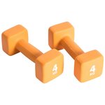 Pure2Improve Ensemble d'haltères 2x4 kg Néoprène Orange