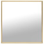 vidaXL Miroir Doré 50x50 cm