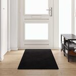 vidaXL Tapis Couloir Noir 80 x 300 cm