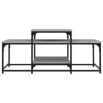 vidaXL Table basse sonoma gris 102x60x45 cm bois d'ingénierie