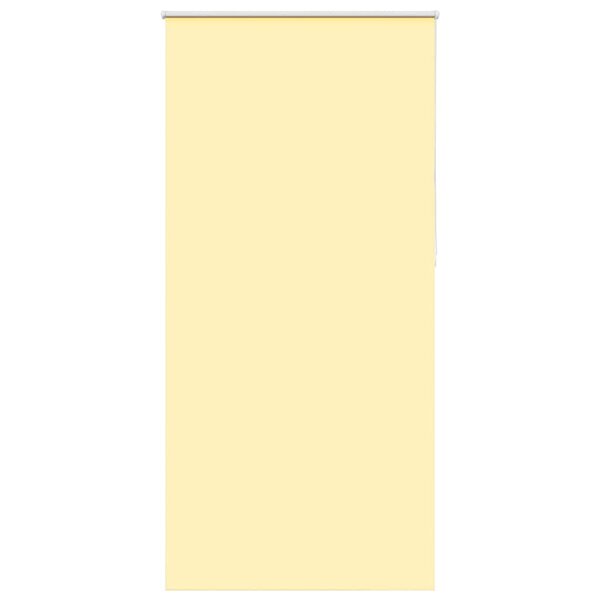 vidaXL Store enrouleur occultant jaune largeur du tissu 110 7 cm