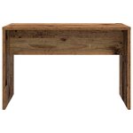 vidaXL Ensemble de coiffeuse avec LED vieux bois bois d'ingénierie