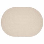 vidaXL Tapis Crème 120 x 170 cm PP