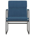 vidaXL Chaise longue Bleu 55x64x80 cm Tissu