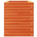 vidaXL Jardinière cire marron 110x40x49 5 cm bois de pin massif