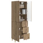 vidaXL Ensemble de Meubles 2 Pièces 66 x 34 5 x 90 cm Bois d'ingénierie