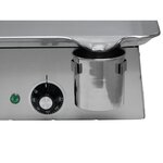 Plancha électrique planchaelec lux 600 - inox - 2400 w