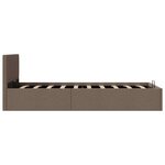 vidaXL Cadre de lit à rangement hydraulique sans matelas 100x200 cm
