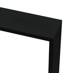 vidaXL Étagères murales sous forme de cube 3 Pièces Noir MDF
