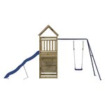 vidaXL Aire de jeux d'extérieur bois de pin imprégné