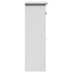vidaXL Armoire de salle de bain BODO blanc 44x30x90 cm