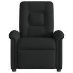vidaXL Fauteuil de massage inclinable Noir Tissu