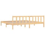 vidaXL Cadre de lit sans matelas bois massif