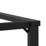vidaXL Pieds de table basse cadre en O 70x60x43 cm fonte