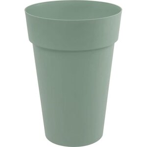 EDA PLASTIQUE - Vase haut Toscane - 67L - Ø 46 x 65 cm - Vert laurier