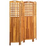 vidaXL Cloison de séparation 4 panneaux 161x2x170 cm Bois d'acacia