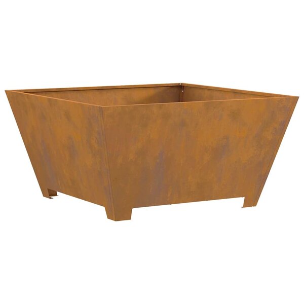 vidaXL Braise Marron 80 x 80 x 40 cm Acier