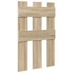 vidaXL Porte-manteau mural avec stockage Chêne sonoma 65 x 3 x 100 cm