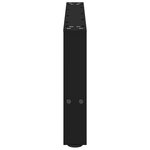 vidaXL Pieds de table basse Noir 2 pièces 60 x (30-31) cm Acier