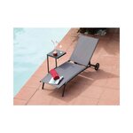 Bains de soleil en aluminium celio (lot de 2)