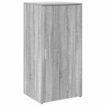 vidaXL Bureau de réception sonoma gris 200x50x103 5 cm bois ingénierie