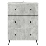 vidaXL Armoire à tiroirs 66 x 34 5 x 90 cm Bois d'ingénierie